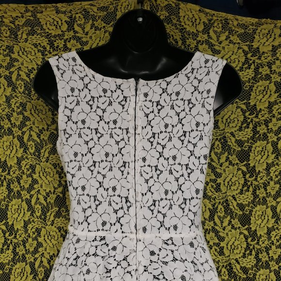 Darling Girl's Lace Skater Dress Fit & Flare with Peticoat - Picture 4 of 6